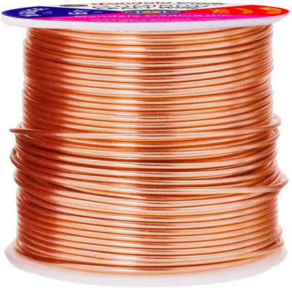 Mandala Crafts 16 Gauge Anodized Aluminum Craft Wire for Jewelry Making – 390 FT Colored Flexible Silver Copper Purple Gold Brown Red Wire - Bendable for Bonsai Armature Crafting Sculpting - Crafty Corner