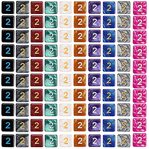 100pcs D6 Dice Set for Dungeon and Dragons (100 Count)