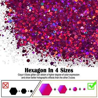 Holographic Chunky Glitter 4.9oz (4.9 Ounce)