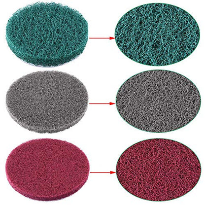4 Inch 26 PCS Scouring Pads Drill Brush Power Scrubber Cleaning Kit