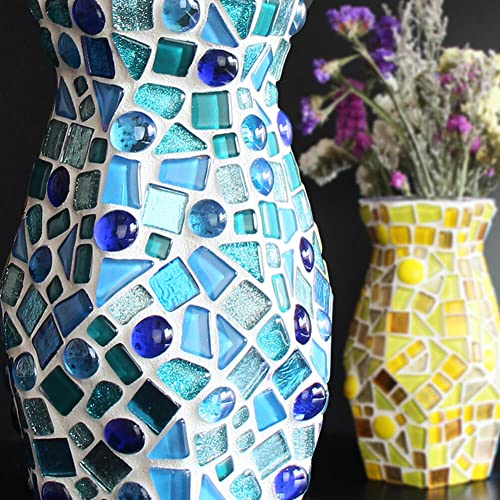 Assorted Gold Yellow Irregular Crystal Mosaic Tiles (9 Ounce)