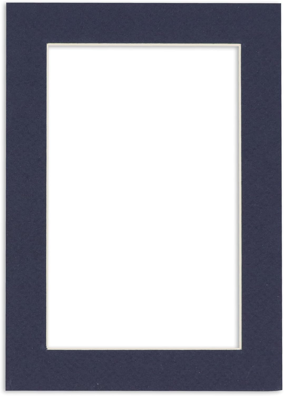11x14 Mat for 8.5x11 Photo - Precut Navy Picture Matboard for Frames Measuring 11 x 14 Inches - Bevel Cut to Display Art Measuring 8.5 x 11 Inches - Acid Free ONE MAT with Backing Board & Clear Bag