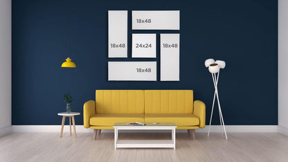 Creative Mark The Edge Deluxe Cotton 1-1/2" Deep Stretched Canvas for Painting, 24x48 Pack of 3, 14oz. Primed Weight, Universal Archival Priming, Medium Tooth, Hand-Stretched Canvas for Painters