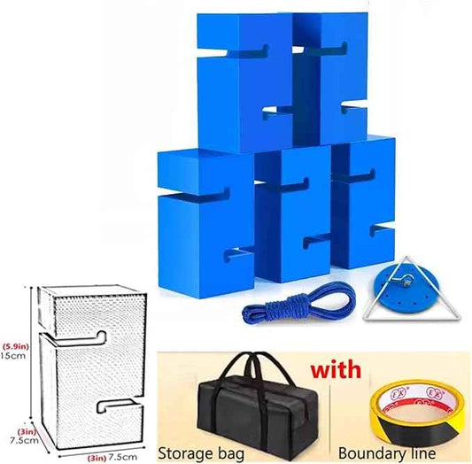 Team Building Team Tower Game Adults Work Outdoor Activities Field Day Teamwork Block Stacking Game Kit for Office School Group