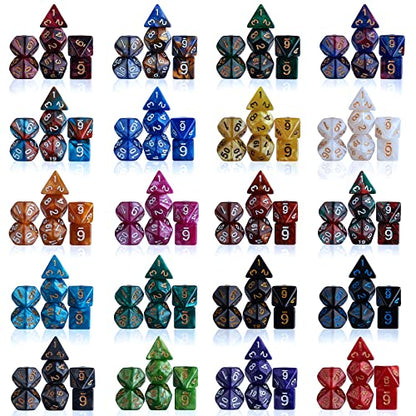 182pcs Polyhedral Dice Set for Dungeon and Dragons MTG Table Games (182 Count)
