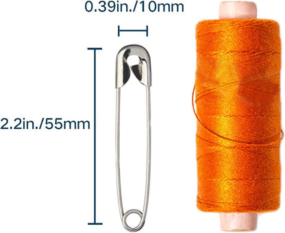 300 PCS Safety Pin,2.2Inch/54mm Safety Pins Bulk,Safety Pin, Small Safety Pins with a Convenient Box,Safety Pins for Clothes Home Office