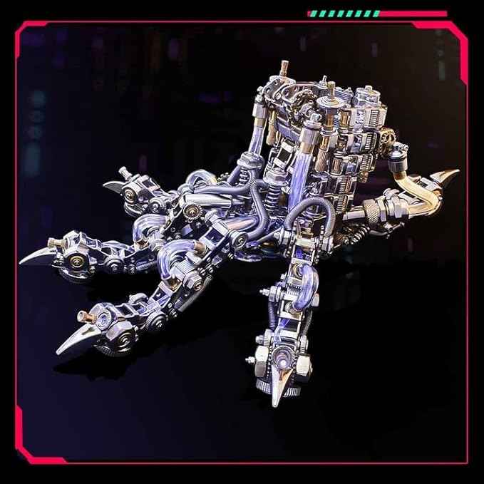 Metalkitor 3D Metal Puzzles for Adults, Dragon Claw Model Kit Jigsaw - Steampunk DIY Ornament - Assembly Crafts Brain Teaser - Perfect Room Decor and Gift Choice, 800+ PCS