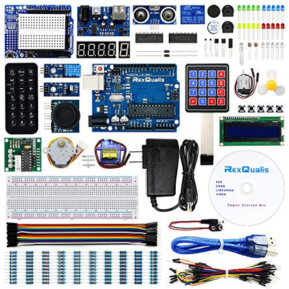 Super Starter Kit Based on Arduino UNO R3 with Tutorial and Controller Board Compatible with Arduino IDE