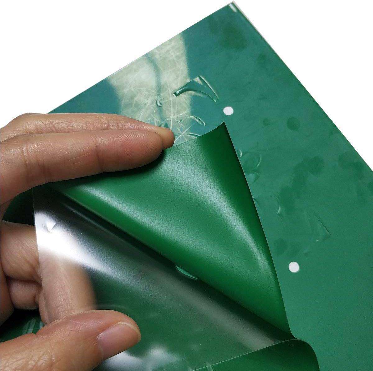 Guangyintong Green HTV Rolls - 12" x 8ft, Iron on Vinyl for T-Shirts, Glossy Surface, Easy to Cut & Weed for Heat Vinyl Design