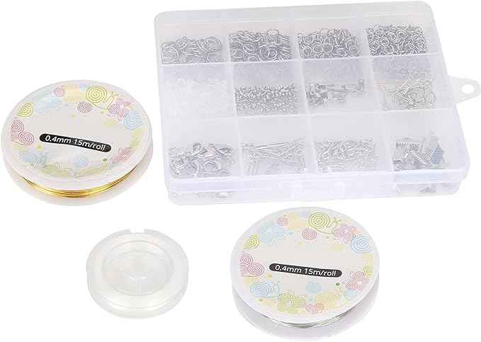 YuRui TENG Jewelry Making Supplies Kits DIY Set, Complete Accessories with Tools and Materials, Ideal for Beginners and Professionals, Creative Handmade Jewelry Projects