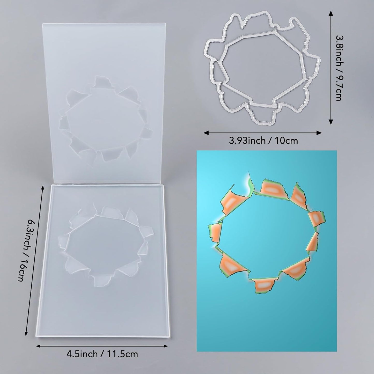 BAOFALI3D Embossing Folder and Metal Die Set for Card Making,Hollow Flower Texture Embossing Template Paper Card Embossing Stencil for DIY Scrapbooking Photo Album Card Paper Craft Decoration