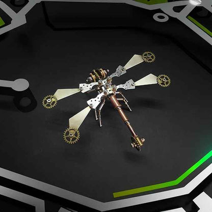 Mechanical DIY Kits Puzzle Dragonfly Model Handmade Personalized Gifts Adult Craft Kits,Metal Building Hobby Kits DIY Projects Arts and Crafts, Cool Ideas for Birthday(Gear Dragonfly)
