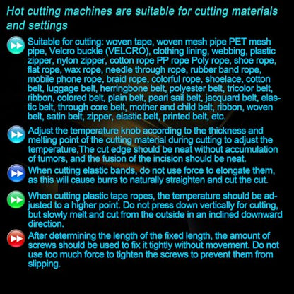 DRQG50 B Heat Cutting Ribbon Cutter