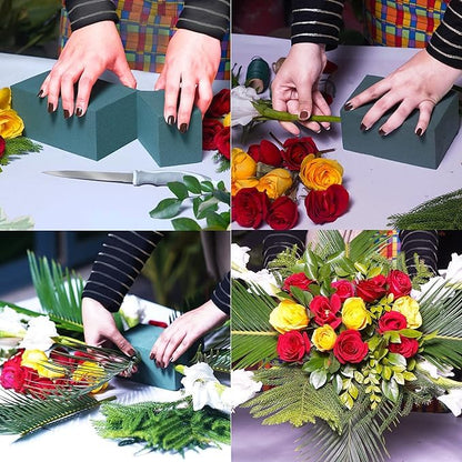 Pack of 48 Floral Foam Blocks for Fresh and Artificial Flowers (48 Count)