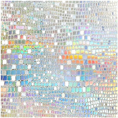 Window Privacy Film Decorative Rainbow Cling (38.48 Sq Ft)