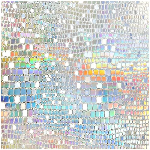 Window Privacy Film Decorative Rainbow Cling (12.9 Sq Ft)