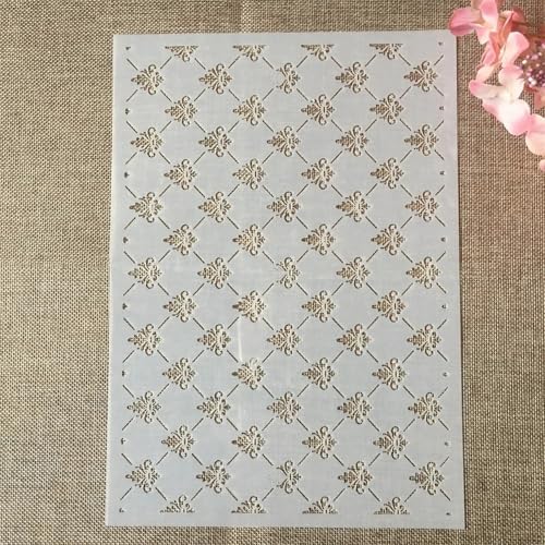 A4 Reusable Small Symbol Lines Stencil for Painting