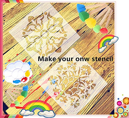 12 Pack 7.5mil 12×12" Blank Stencil Sheet for Laser Cutting (12 Count)
