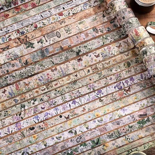 42 Rolls Vintage Washi Tape Set (42 Count)