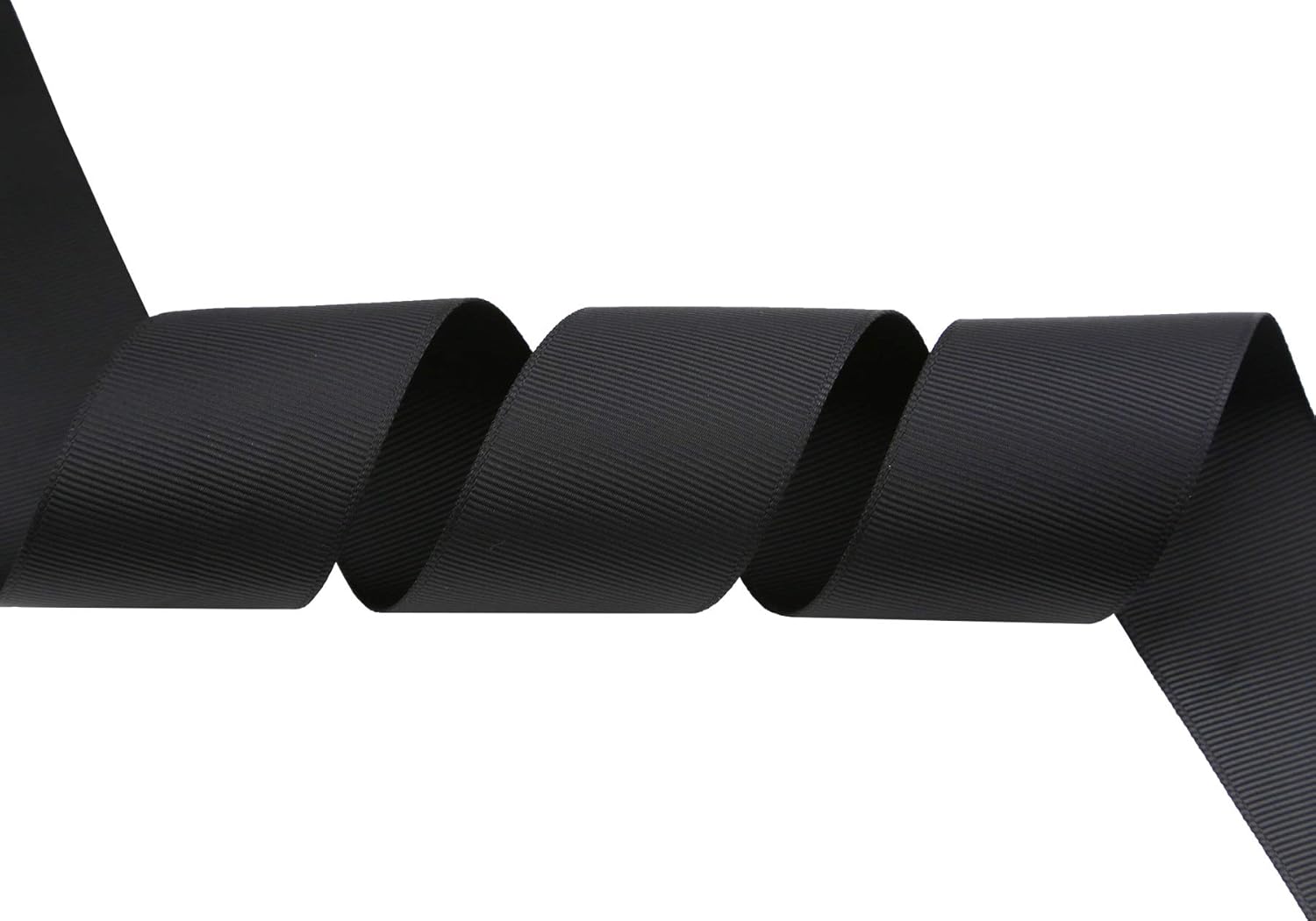 ITIsparkle 11/2" Inch Grosgrain Ribbon 25 Yards-Roll Set for Gift Wrapping Cake Decoration Party Favor Hair Braids Hair Bow Baby Shower Decoration Floral Arrangement Craft Supplies, Black Ribbon - Crafty Corner