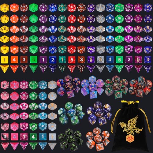 30 Sets Polyhedral Dice (210 Count)