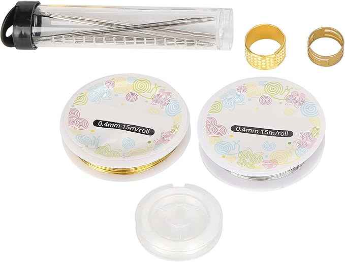 yiMANtrading Jewelry Making Supplies Kits, DIY Jewelry Making Kit Accessories, Handmade Beading Tools with Pliers Needles and Storage Box, Complete Set for Repairing Crafting and Creating Uniqu