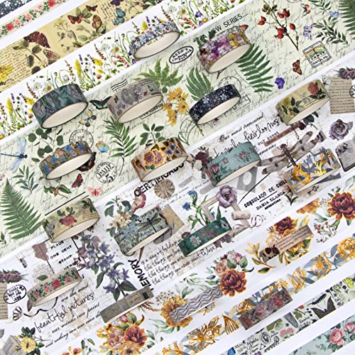 37 Rolls Vintage Washi Tape Set (37 Count)
