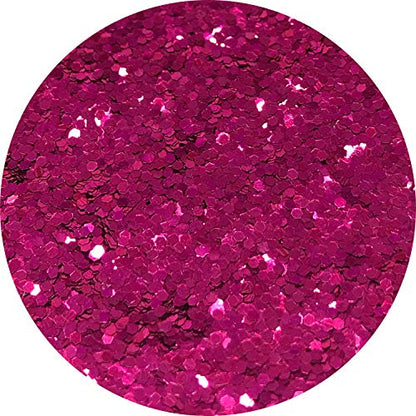 Craft Glitter Shaker Dark Rose Pink 110g Super Chunky (3.8 Ounce)
