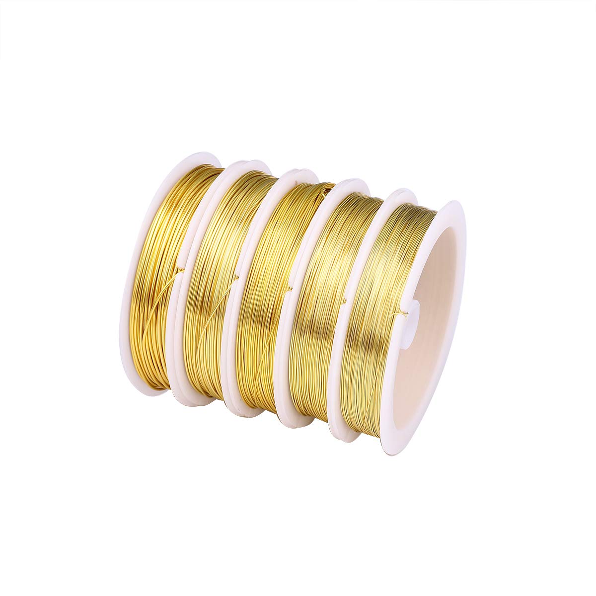 Gold Copper Wire 0.5mm Bead Cord for Bracelet Necklace Charm Beading Jewelry Making 22yard - Crafty Corner