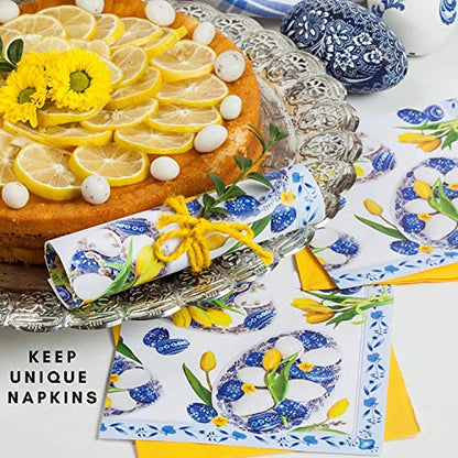 20 ct 13x13 Flowers Paper Luncheon Decoupage Napkins (20 Count)