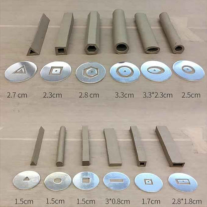 Clay Extruder, Clay Gun Tool is Assigned 13 Different Discs, Hand-Held Clay Extruder Gun for Sculpturing and Crafting