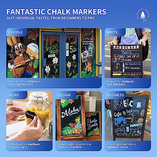 Thick Chalk Markers Red (2 Count)