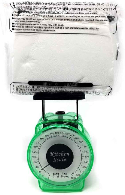YACHIYO DAISO Soft Clay Lightweight Fluffy Packs (4 Set, Green)