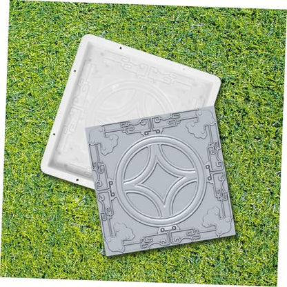 Garden Concrete Paving Mold Diy Stepping Stone Kit Square Paver Brick Mould