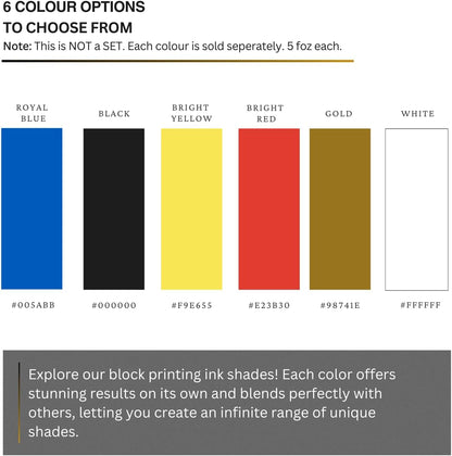 Leoball® Water-Soluble Block Printing Ink, 5-Ounce Jar (Red)