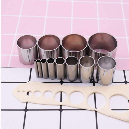Yayatty Polymer Clay Tools, Acrylic Clay Roller, Acrylic Sheet, Rotary Cutting Mat, Round Polymer Clay Cutters with Clay Slicer Blade for Pottery and Sculpture (43 PCS)