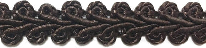 BEL AVENIR Braid Trim 1/2 inch 13.6 Yards French Gimp Basic Sewing Polyester DIY Crafts Costume Home Decorative (Dark Coffee) - Crafty Corner