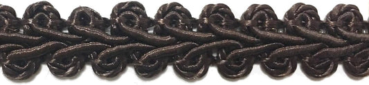 BEL AVENIR Braid Trim 1/2 inch 13.6 Yards French Gimp Basic Sewing Polyester DIY Crafts Costume Home Decorative (Dark Coffee) - Crafty Corner