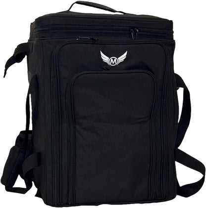 Ultimate Board Game Travel Bag – Durable Storage Case for Up to 10 Games, Water-Resistant, Adjustable Strap & Handles – Perfect for Game Nights, Conventions & Tournaments (Parent) (Black)