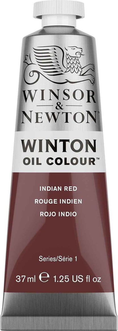 Winsor & Newton Winton Oil Color, 37ml (1.25-oz) Tube, Indian Red