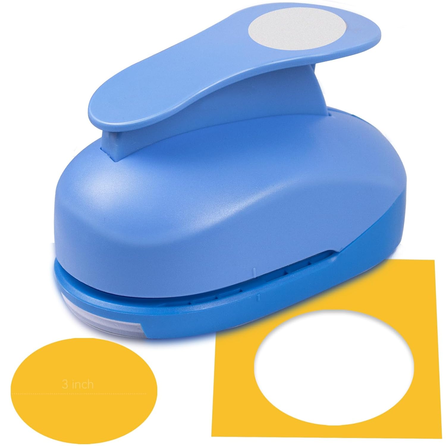 Paper Punch, 3 inch Circle Hole Punches, Circle Paper Puncher, Large CirclePunch, Large Hole Puncher, CirclePunches for Paper Crafts, CraftPunch, Shape HolePunch, 3 inch PaperPunch for Cardstock - Crafty Corner