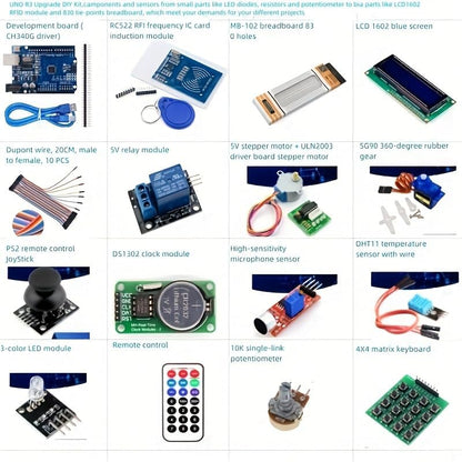RFID kit for Arduino UNO R3 Upgraded Learning kit with Retail Box RFID Arduino UNO R3 Starter kit with LCD Display