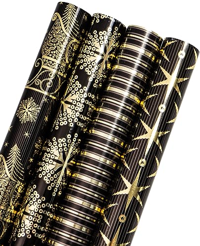 30 Inch Christmas Wrapping Paper Roll (100 Sq Ft)