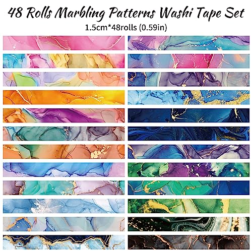 48 Rolls Washi Tape Set