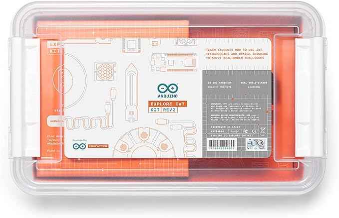 Arduino Explore IoT Kit Rev2 [AKX00044] - Comprehensive Educational Kit for Advanced High School and College Students to Create Sustainable Internet of Things Projects with Real-World Applications