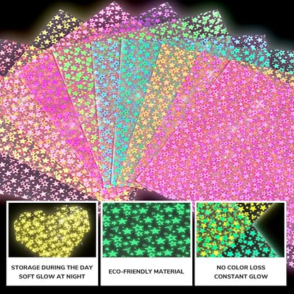 Pastel Glow in the Dark Origami Paper (50 Count)
