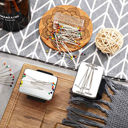 Magnetic Wrist Sewing Pincushion with 100 Pcs 1.5" Pins