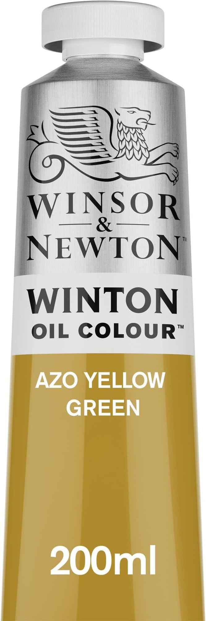 Winsor & Newton Winton Oil Color, 200ml (6.75-oz) Tube, Azo Yellow Green