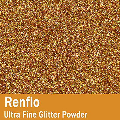 Ultra Fine Glitter Powder Metallic Resin Glitter 2.11 Oz