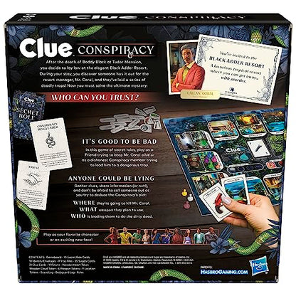 Clue Conspiracy Board Game for Adults and Teens